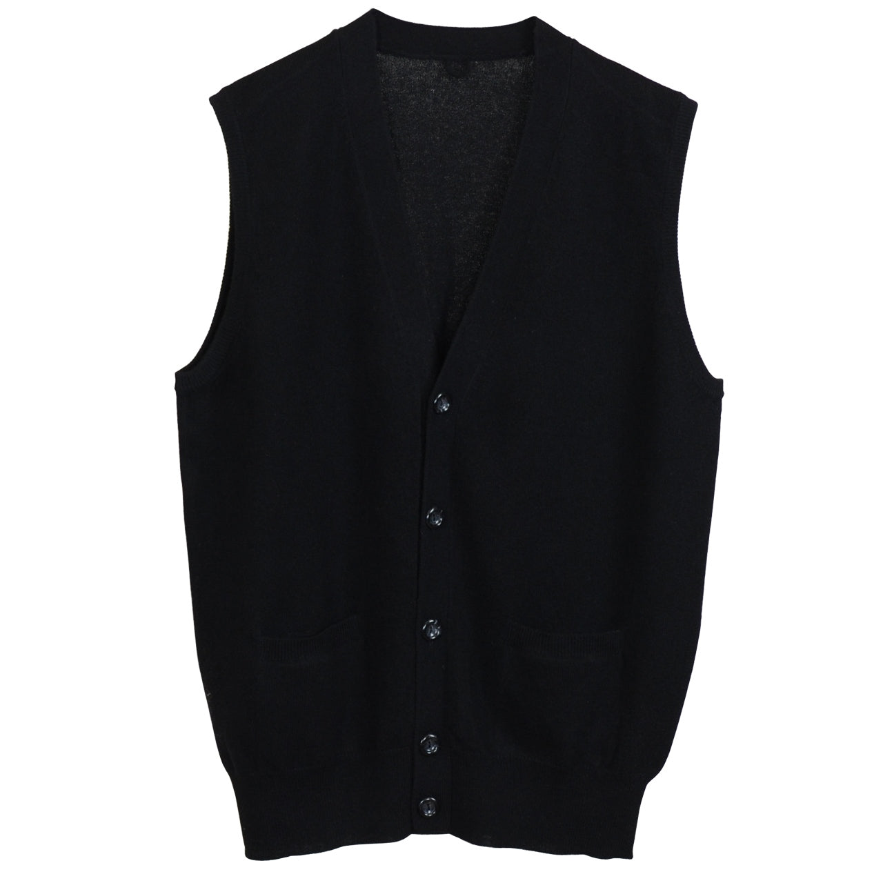 カシミヤ100% 前開きベスト メンズ M~5L (カシミヤ カシミア セーター 男 ニット ベスト カシミヤ100 カシミア100% 無地 防寒 大きいサイズ ギフト プレゼント arcadiarca) (送料無料) 【在庫限り】