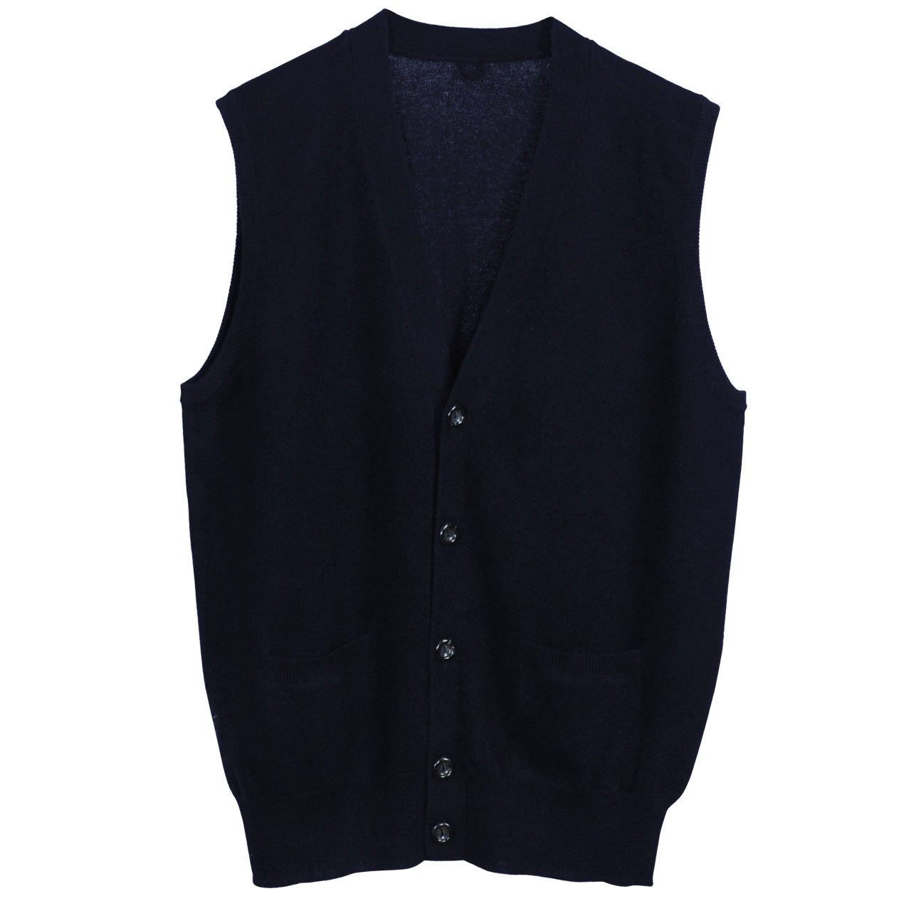 カシミヤ100% 前開きベスト メンズ M~5L (カシミヤ カシミア セーター 男 ニット ベスト カシミヤ100 カシミア100% 無地 防寒 大きいサイズ ギフト プレゼント arcadiarca) (送料無料) 【在庫限り】