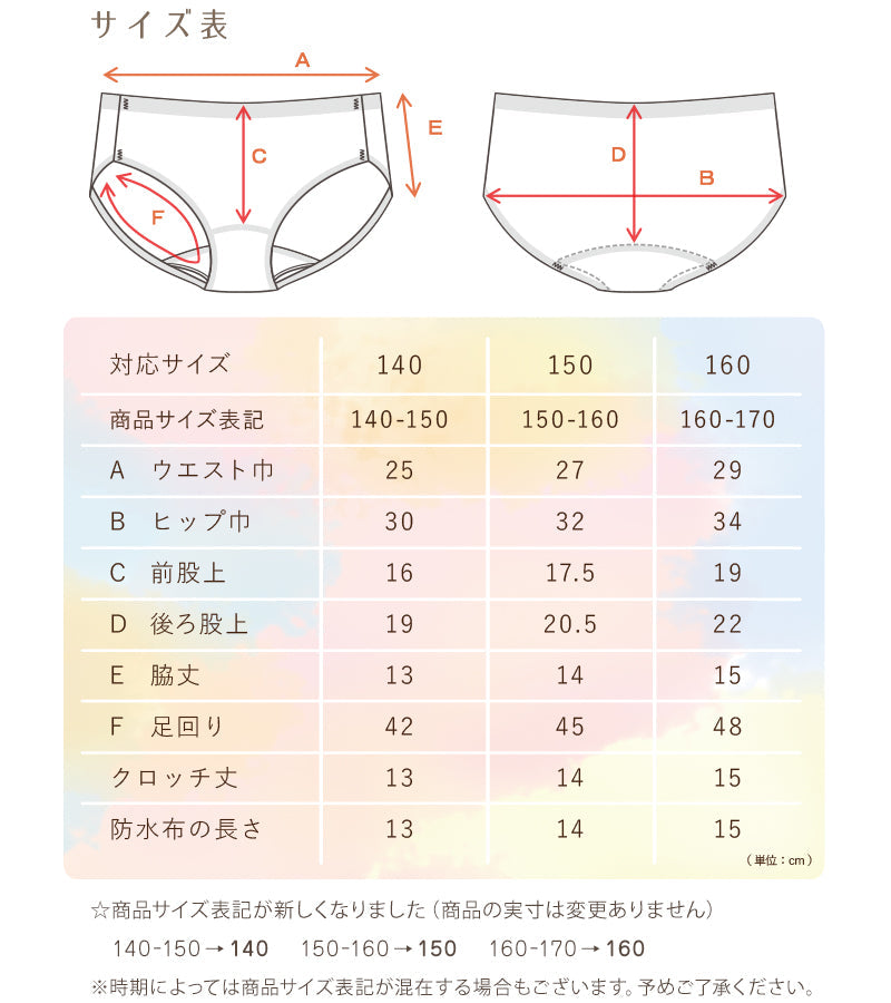サニタリーショーツ ジュニア 昼用 3枚セット 140~160cm (ショーツ サニタリー 羽 黒 シームレス ジュニア用 生理用ショーツ 小学生 中学生 下着 140 150 160) (送料無料) (在庫限り)