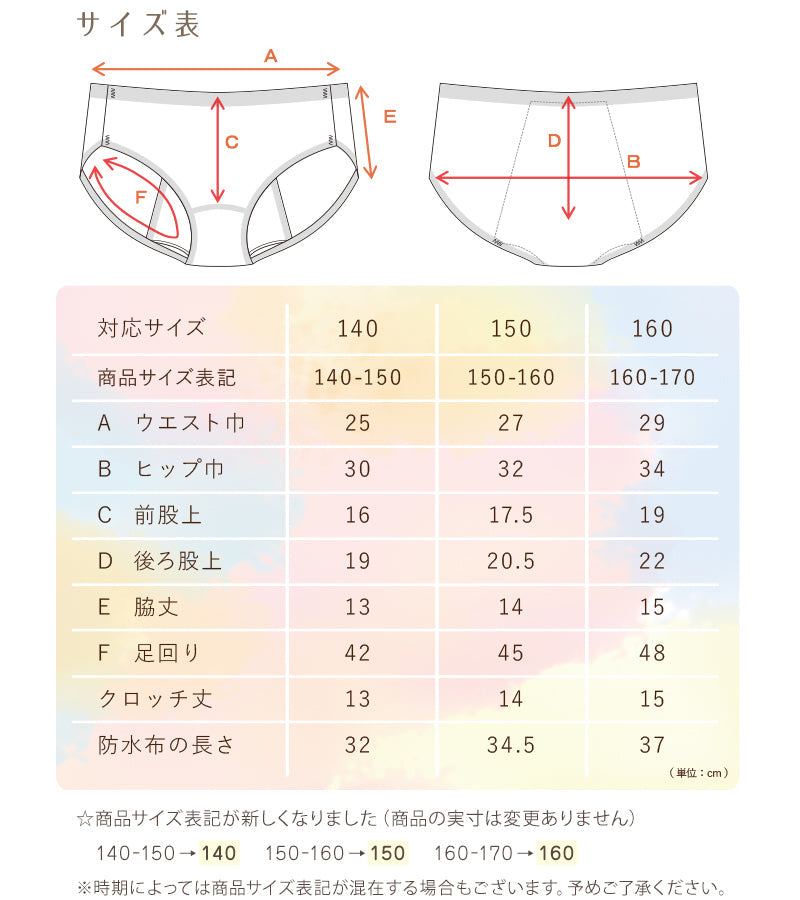 サニタリーショーツ ジュニア 夜用 3枚セット 140~160cm (ショーツ サニタリー 羽 黒 シームレス ジュニア用 生理用ショーツ 小学生 中学生 下着 140 150 160) (送料無料) (在庫限り)