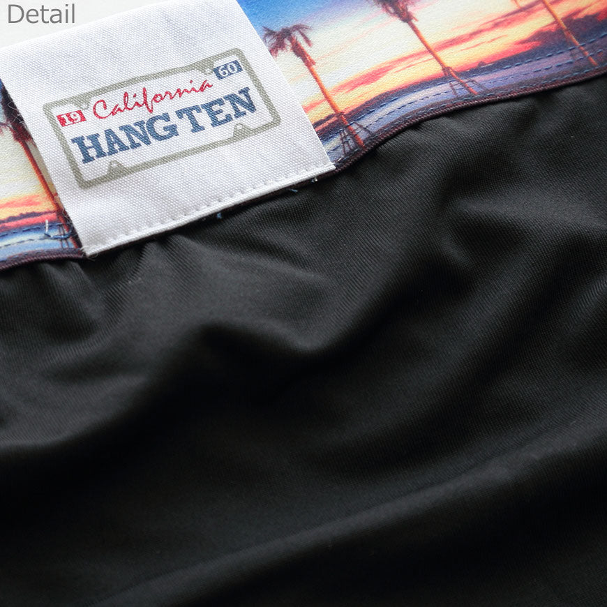 HANG TEN ポリエステルベア天 ボクサーパンツ 前閉じ M~L (ハンテン ボクサーブリーフ 大きい) 【在庫限り】