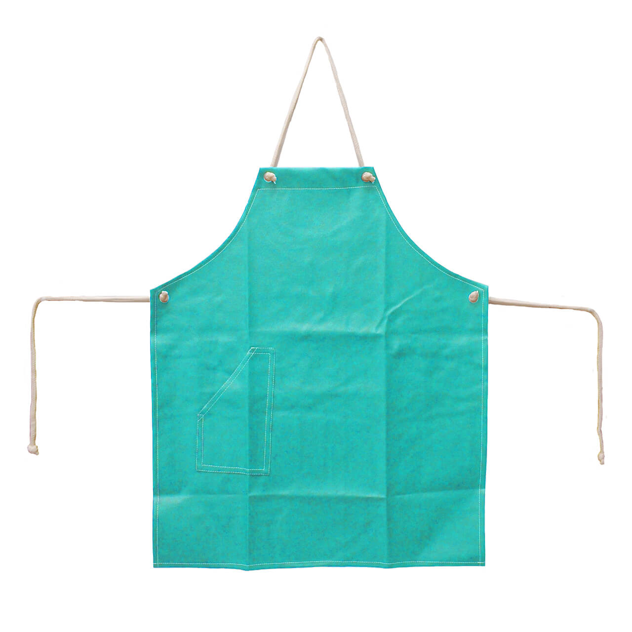 男女兼用 ポケット付 レザー風エプロン (フリーサイズ) (男女兼用 ポケット付きレザー風エプロン)  (キッチン) (在庫限り)