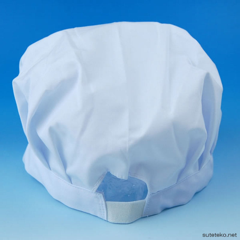 子供用給食帽 小学生 小学校 白衣 27cm×14cm (給食 給食帽子 キッズ ジュニア 小学校低学年 小学校高学年) (キッチン) (在庫限り)