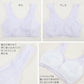 綿100% ブラジャー ノンワイヤー M～3L (下着 ハーフトップ 綿 ノンワイヤーブラ レディース インナー 大きいサイズ コットン ブラ)