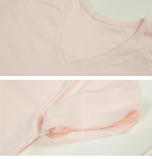 綿100% 半袖 インナー LL・3L (大きいサイズ 綿 下着 ゆったり レディース インナーシャツ 肌着 日本製) (婦人肌着) (在庫限り)