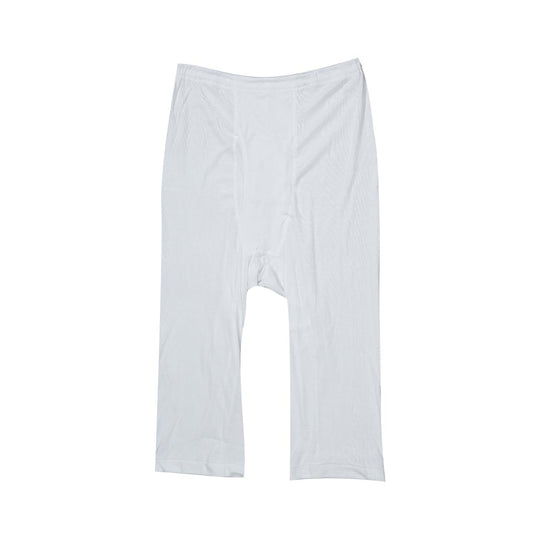 メンズ ステテコ ロングパンツ ズボン下 大きいサイズ 2枚組×3セット 3L～6L (肌着 綿100% ボトム インナー 白)