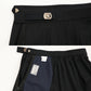 セーラー服 スカート 日本製 W60～69cm×丈56～68cm 箱ひだ 中学生 高校生 中高生 学校 ネイビー  スクール 女子高生 大きい 小さい 春 冬 Tiara 1402 大きい 小さい ボックスプリーツ (送料無料) (取寄せ)