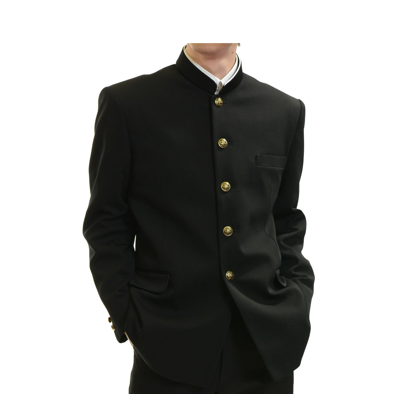 トンボ学生服 男子 ソフトカラー上着 165～190cm A体 (165 170 175 180