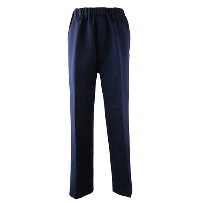 小学生 制服 ズボン 紺 総ゴム 小学校 長ズボン 男子 学生服 洗える 撥水 B体 ゆったり B体S(140cmB)～B体L(160cmB) イートン学生服 通学 男の子 男児 子供 キッズ 140 150 160 ネイビー (送料無料) (取寄せ)