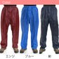 撥水加工 男女兼用 ナイロン前開きズボン M～LL (雨具) (取寄せ)