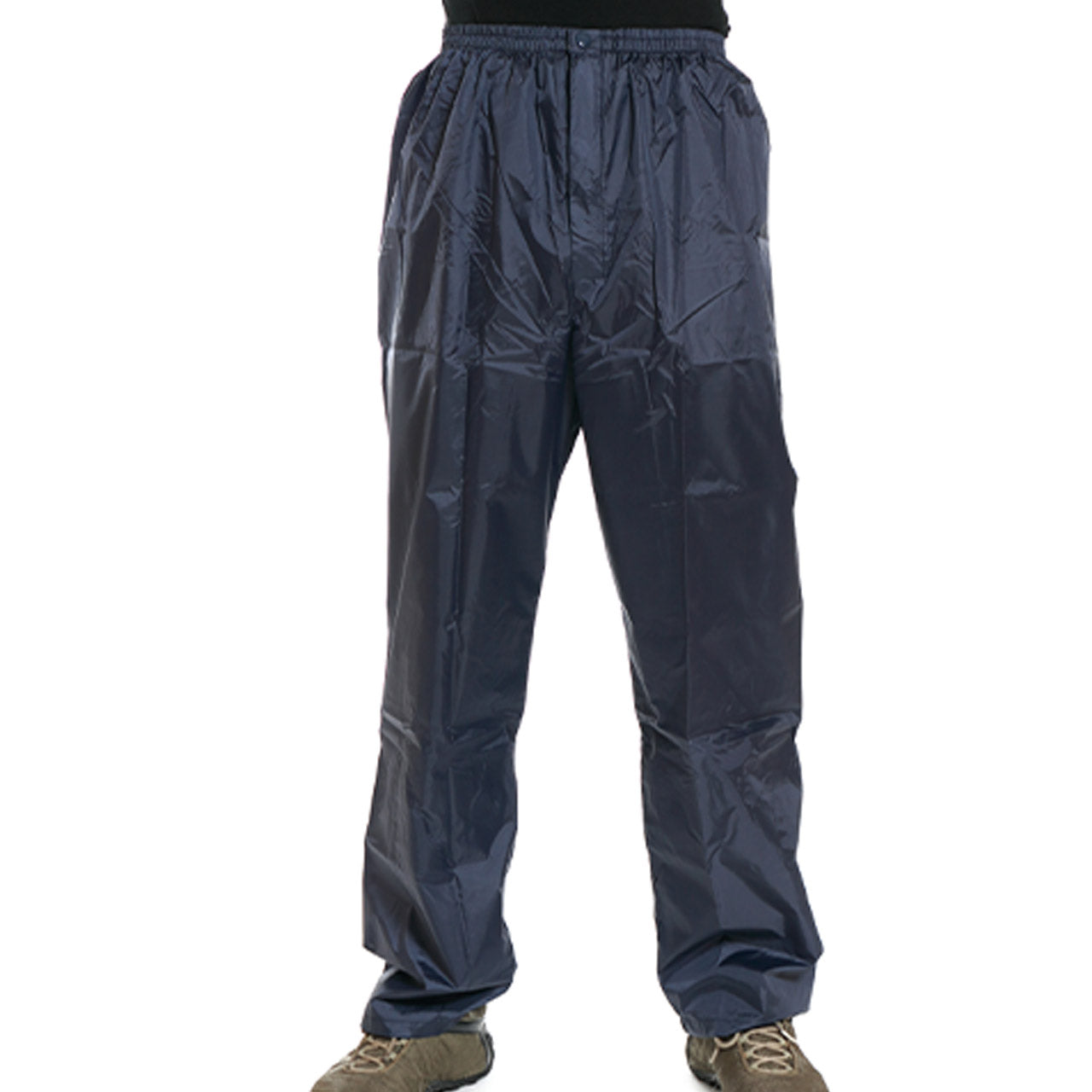 撥水加工 男女兼用 ナイロン前開きズボン M～LL (雨具) (取寄せ)