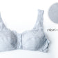 ノンワイヤーブラ フロントホック M～3L (前開き ブラジャー 前あき ブラ ラクブラ 大きいサイズ レディース 下着 インナー)