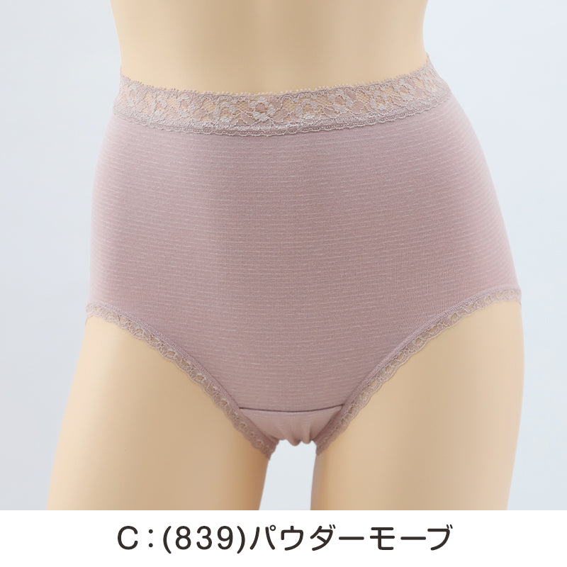 福助 裏起毛 ショーツ レディース 綿混 あったか 発熱 秋 冬 2枚組 M・L 暖かい 下着 パンツ 女性 インナー 肌着 防寒 冷え対策 セット (在庫限り)