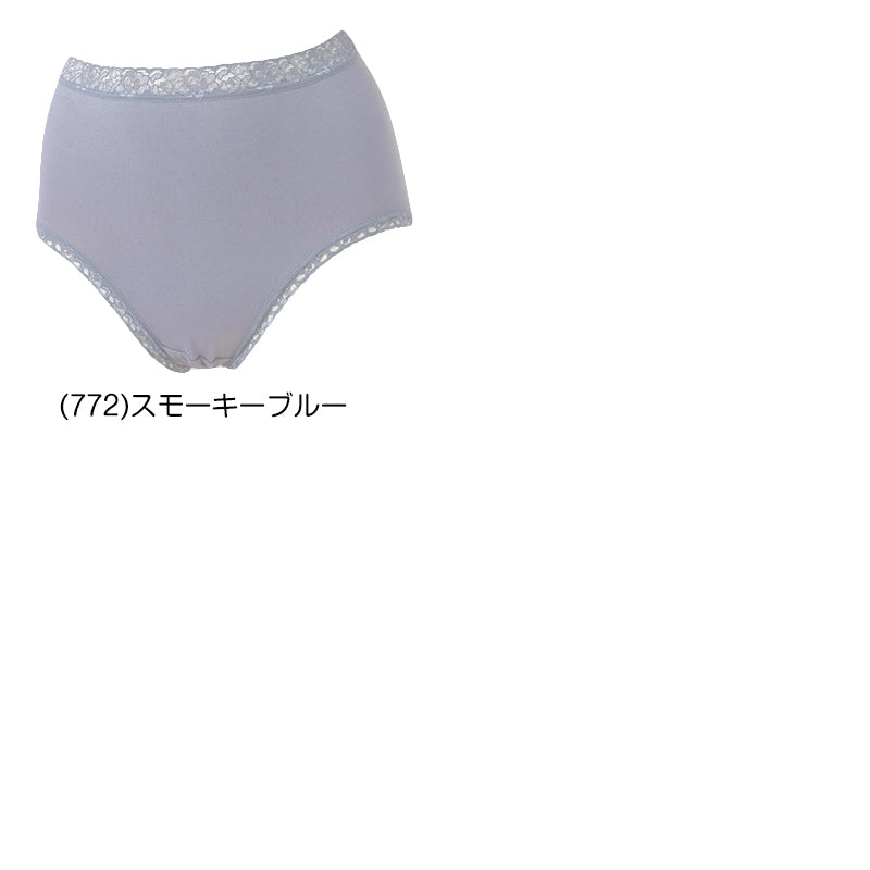 福助 ショーツ レディース 深ばき お腹 すっぽり 2枚組 M～LL 下着 パンツ 深め 深履き シンプル 無地 締め付けない やわらか 脇に縫い目がない インナー 肌着 女性 婦人