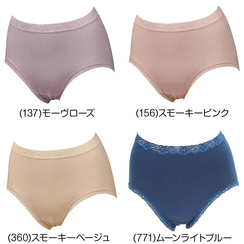 【2枚組×2枚セット】福助 ショーツ 深ばき レディース スタンダードショーツ M～LL フクスケ 下着 女性 インナー 4枚セット 肌着 (在庫限り)