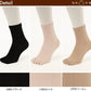 福助 5本指ソックス レディース シルク ゴムなし 3足セット 22-24cm (靴下 5本指 クルーソックス ソックス ショート ゆったり 締め付けない) (在庫限り)