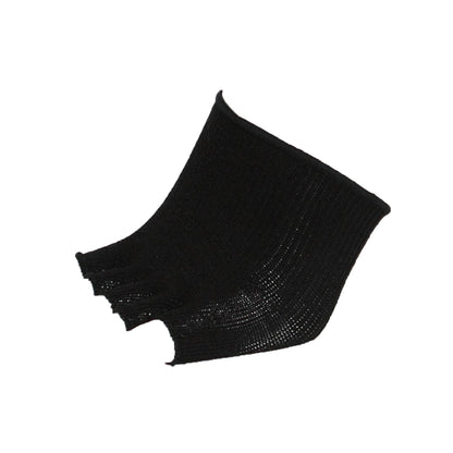 福助 5本指 つま先ソックス つま先なし レディース シルク 6足セット 22-24cm (つま先なしソックス つま先 靴下 つま先カバー 薄手 重ね履き インナーソックス) (在庫限り)
