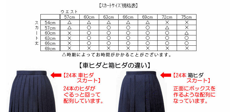 トンボ学生服 女子 サージ織り 24本車ヒダ セーラー服用スカート ウエスト57cm～75cm (トンボ TOMBOW 丸洗いOK) (送料 –  すててこねっと本店