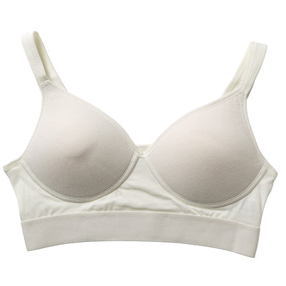 ノンワイヤー モールドカップブラ ノンワイヤーブラ SS S M L ブラジャー 綿 締め付けない モールドブラ シンプル コットン レディース 女性 インナー 下着 シンプル リラックス