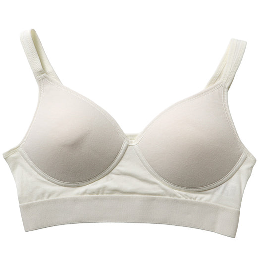 ノンワイヤー モールドカップブラ ノンワイヤーブラ SS S M L ブラジャー 綿 締め付けない モールドブラ シンプル コットン レディース 女性 インナー 下着 シンプル リラックス