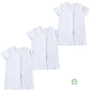 介護 前開き 肌着 シャツ 半袖 レディース 女性 綿100% プラスチックホック 3枚セット S M L LL 3L 4L 5L 下着 介護用 ワンタッチ インナー 3分袖 スナップボタン 前あき 3枚組 女性 婦人 インナー 下着 アンダーウェア 白 大きめ 大きなサイズ 大きいサイズ まとめ売り
