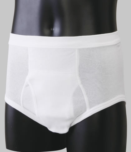 40cc吸水 さわやかパンツ 失禁ブリーフ 前あき M～LL (メンズ 下着 尿もれ)