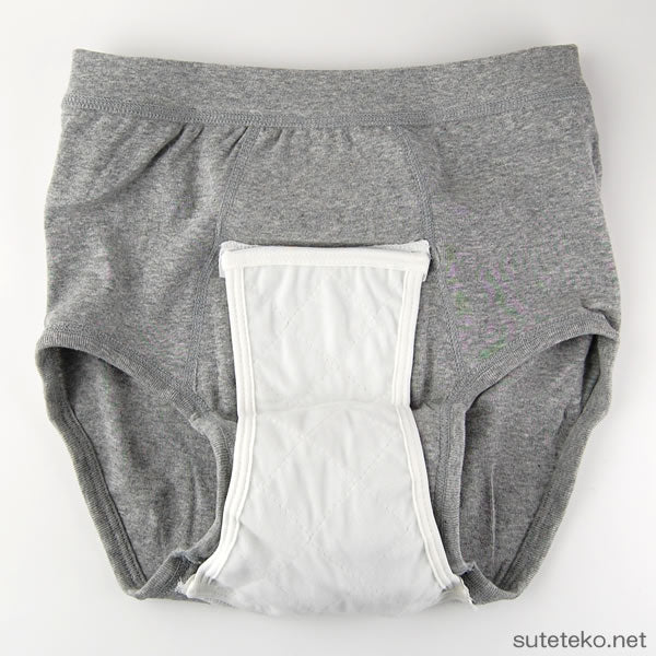 40cc吸水 さわやかパンツ 失禁ブリーフ 前あき M～LL (メンズ 下着 尿もれ)