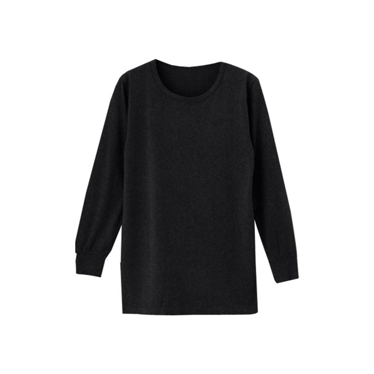 メンズ インナーシャツ 長袖丸首シャツ インナー M～LL (男性 紳士 長袖 丸首 クルーネック 防寒 長袖シャツ トップス 発熱保温 吸湿発熱 静電気防止 M L LL) (在庫限り)