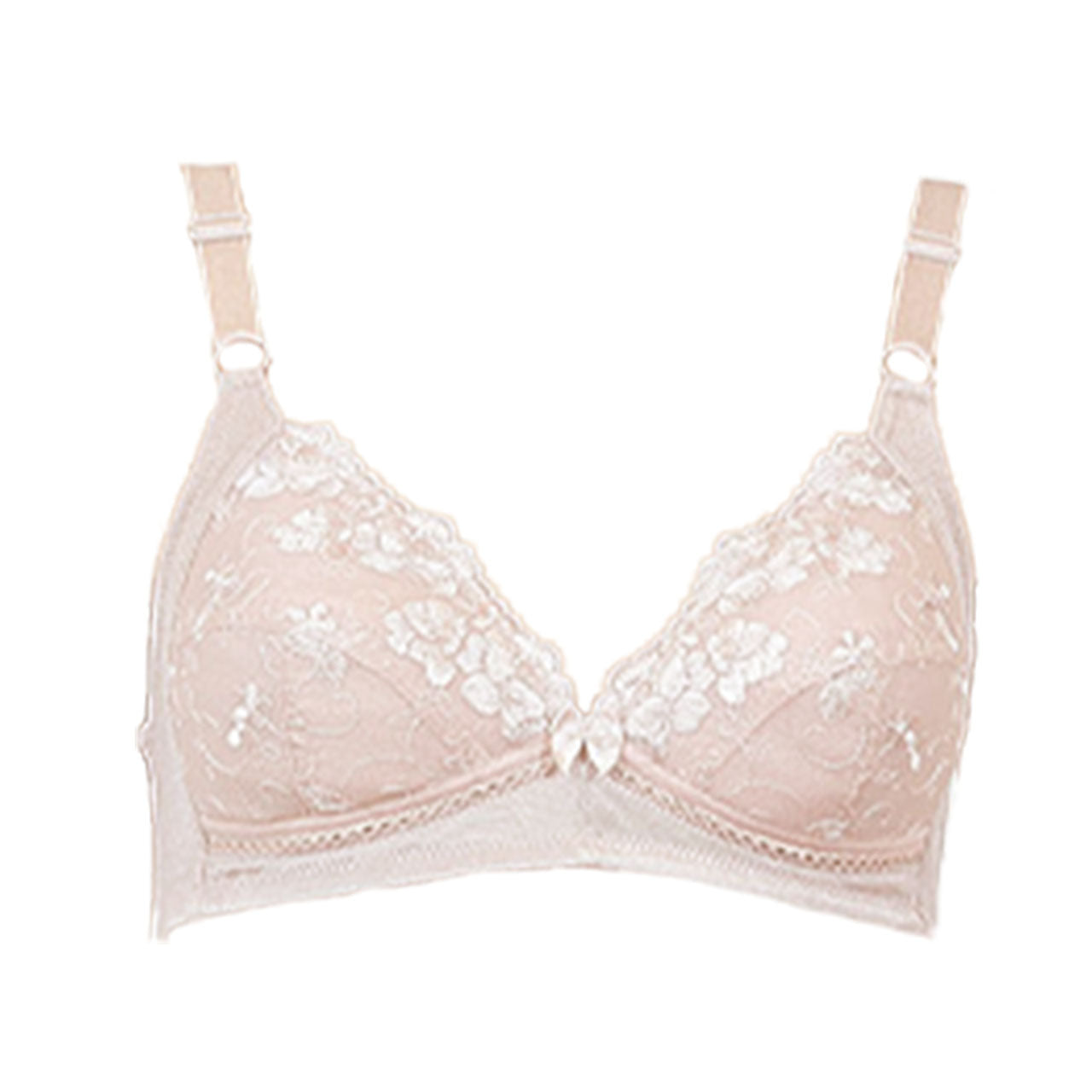 ブラスリップ ナイガイ ブラスリップ A75/95 （ノンワイヤーブラ 綿 A75～B95 (ノンワイヤーブラジャー レース レディース 下着 インナー ブラ)  (婦人肌着) (取寄せ)）