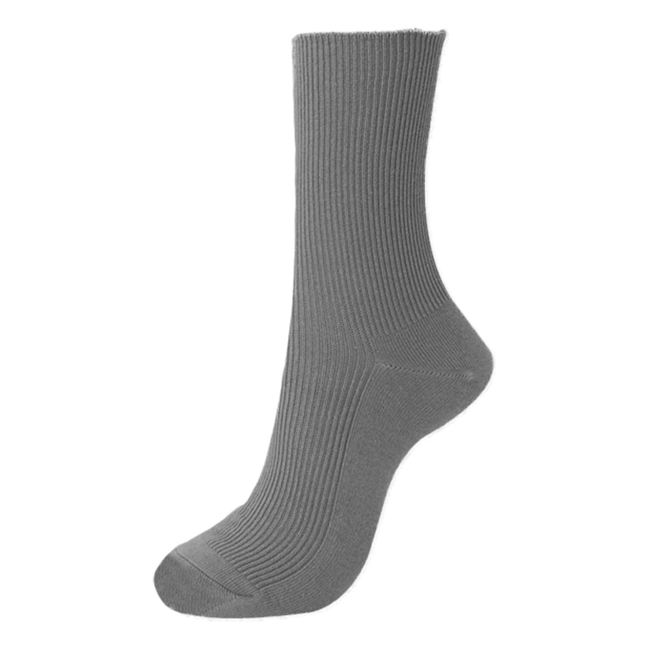 足元らくらく 綿混ゴムなしソックス 靴下 レディース 口ゴムなし 22-24cm 締め付けない ゆったり ソックス クルー丈