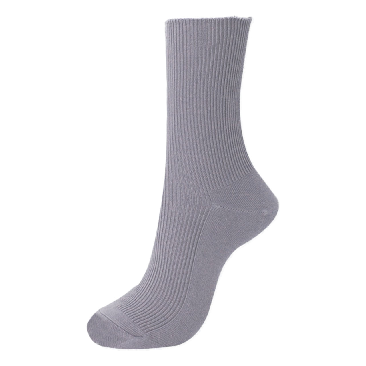 足元らくらく 綿混ゴムなしソックス 靴下 レディース 口ゴムなし 22-24cm 締め付けない ゆったり ソックス クルー丈