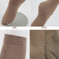 靴下 レディース ハイソックス 暖かい 22-24cm (ソックス あたたかい あったか 冬 ラムウール混 ひざ下 女性 アンゴラ 日本製 22cm 23cm 24cm) (在庫限り)