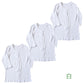 介護 前開き シャツ 7分袖 女性 綿100％ プラスチックホック 3枚セット S M L LL 3L 4L 5L レディース 下着 肌着 ワンタッチ インナー 3枚組 まとめ売り 女性 婦人 インナー 下着 アンダーウェア 白 大きめ 大きなサイズ 大きいサイズ
