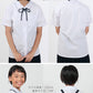 トンボ 丸襟 スクールシャツ 半袖 女子 小学生 スクールブラウス B体 140cmB～160cmB TOMBO トンボ学生服 ゆったり 女の子 丸衿 丸エリ ベタ衿 140 150 160 (取寄せ)