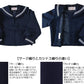 ティアラ 女子小学生 カシドス織り 白2本ライン セーラー服 120cmA～130cmA (Tiara) (送料無料) (取寄せ)