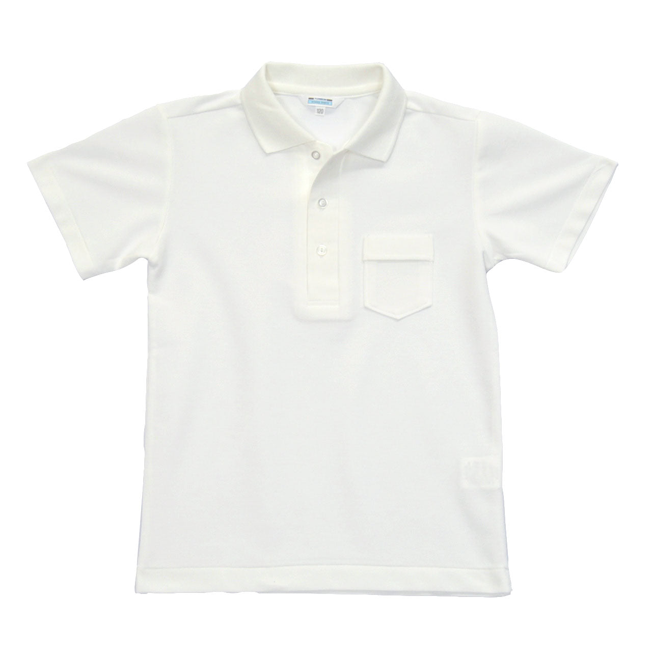 トンボ学生服 男子 半袖カノコポロシャツ 120cmA～160cmA (トンボ TOMBOW 鹿の子) (取寄せ)