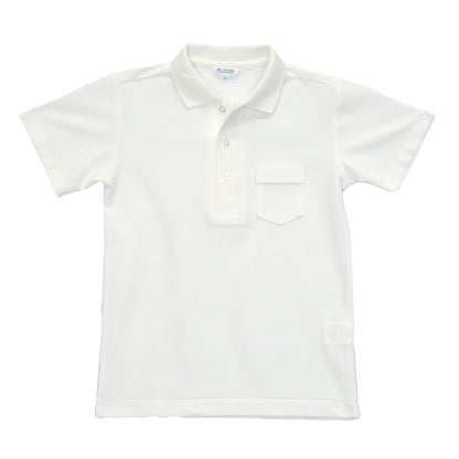 トンボ学生服 男子 半袖カノコポロシャツ 120cmA～160cmA (トンボ TOMBOW 鹿の子) (取寄せ)