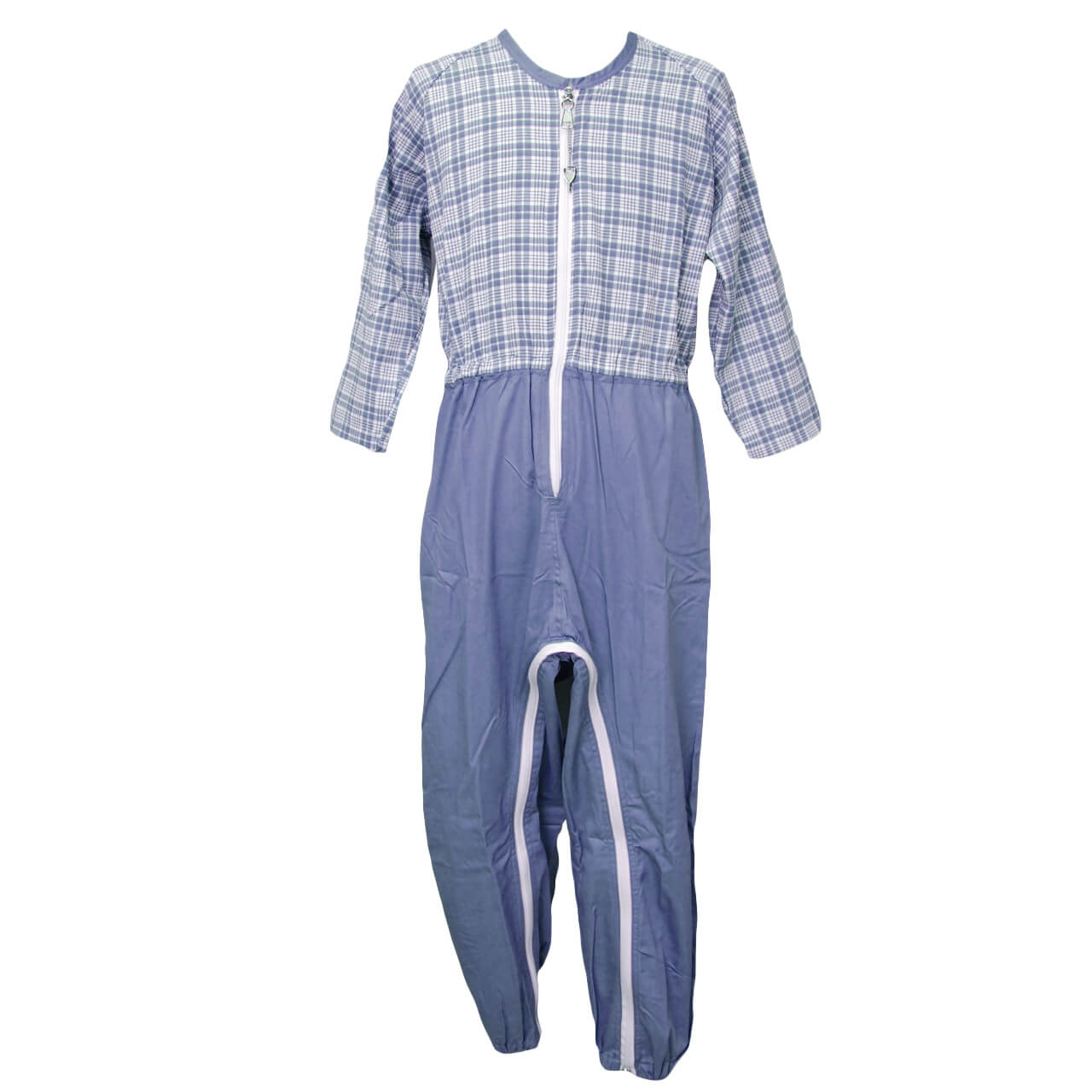 男女兼用 8分袖つなぎパジャマ M～LL (介護パジャマ) (介護肌着) (送料 