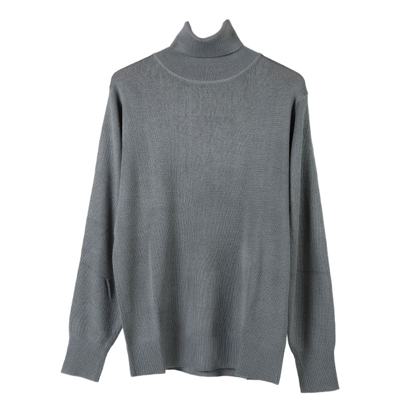 タートルネック メンズ セーター S～3L ビジネス カジュアル オフィス 秋 冬 ウール 防寒 大きいサイズ メンズニット メンズセーター 無地 シンプル スリム 薄手