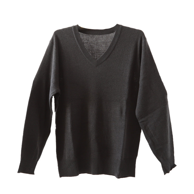 V首 セーター メンズ S～3L Vネック ビジネス カジュアル オフィス 秋 冬 ウール 防寒 大きいサイズ メンズニット メンズセーター 無地 シンプル スリム 薄手