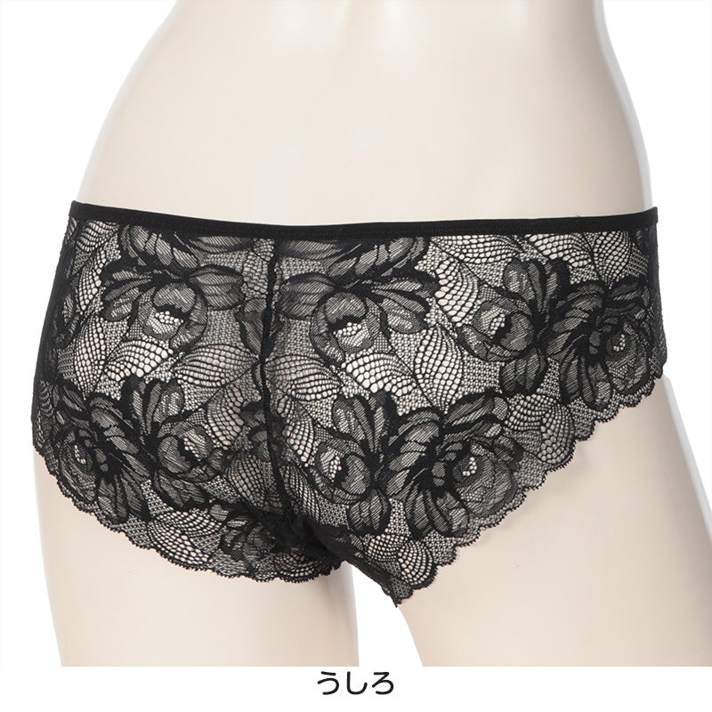 ショーツ レディース レースショーツ アツギ ひびかない 透け感 総レース M～LL NUDEMake ヌードメイク 下着 女性 レディースインナー 大きいサイズ インナー 肌着 パンツ コーディネートショーツ カラー (在庫限り)