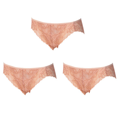 【3枚セット】 ショーツ レディース レースショーツ アツギ ひびかない 透け感 総レース M～LL NUDEMake ヌードメイク 下着 女性 レディースインナー 大きいサイズ インナー 肌着 パンツ コーディネートショーツ カラー (在庫限り)