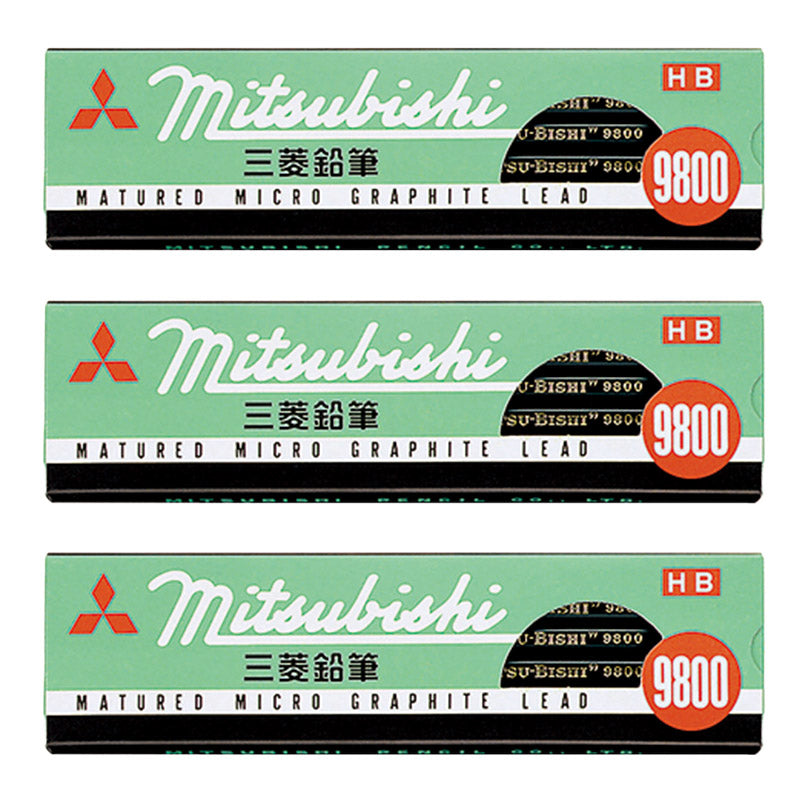 鉛筆 HB 六角軸 3ダース (12本入り×3) 三菱鉛筆 9800 HB 学習用 事務用 えんぴつ 小学生 入学準備 新入学 新学期 学校 宿題 ノート 書写 筆記具 筆記用具 文房具 デッサン スケッチ イラスト 子供 キッズ 学童用品 事務用品 オフィス 自宅学習