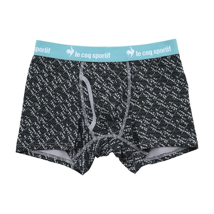 ボクサーパンツ ボクサーブリーフ メンズ ルコック le coq sportif ブランド ボクサー 前あき M～5L 前開き 綿混 紳士 男性 下着 インナー 柄パンツ 総柄 大きいサイズ 3l 4l (在庫限り)
