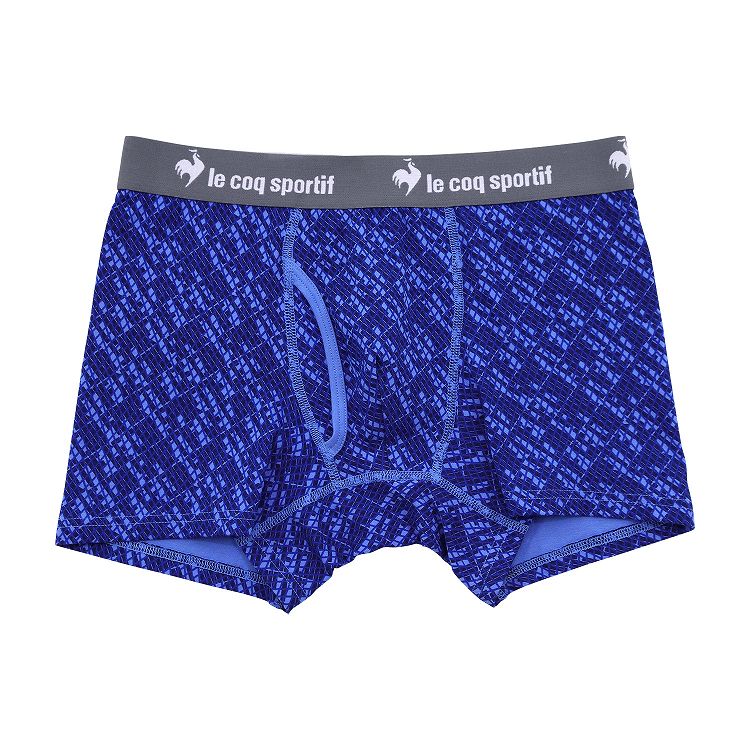 ボクサーパンツ ボクサーブリーフ メンズ ルコック le coq sportif ブランド ボクサー 前あき M～5L 前開き 綿混 紳士 男性 下着 インナー 柄パンツ 総柄 大きいサイズ 3l 4l (在庫限り)