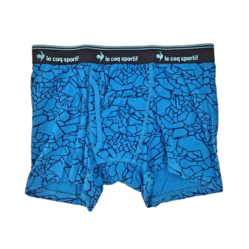 ボクサーパンツ ボクサーブリーフ メンズ ルコック le coq sportif ブランド ボクサー 前あき M～5L 前開き 綿混 紳士 男性 下着 インナー 柄パンツ 総柄 大きいサイズ 3l 4l (在庫限り)