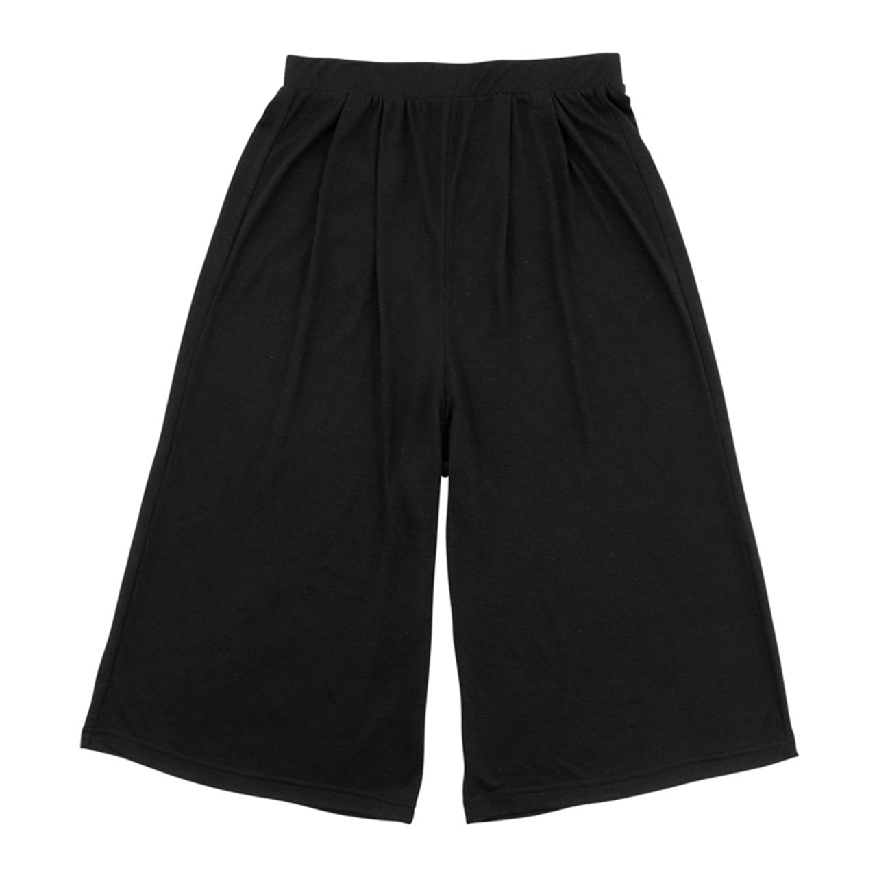 ルームパンツ レディース ガウチョ M～LL (ルームウェア 夏用 部屋着 ボトムス ワイドパンツ 7分丈 リラックス ステテコ かわいい オシャレ 涼しい おうち時間) (在庫限り)