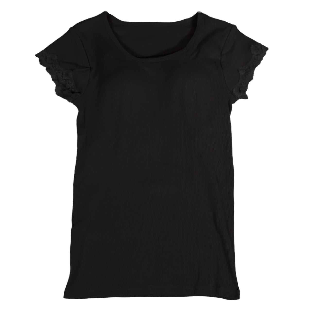 ブラトップ 半袖 カップ付 tシャツ 綿100 インナー レディース M～LL (カップ付き 半袖インナー Tシャツ フレンチ袖 下着 締め付けない ひびきにくい) (在庫限り)