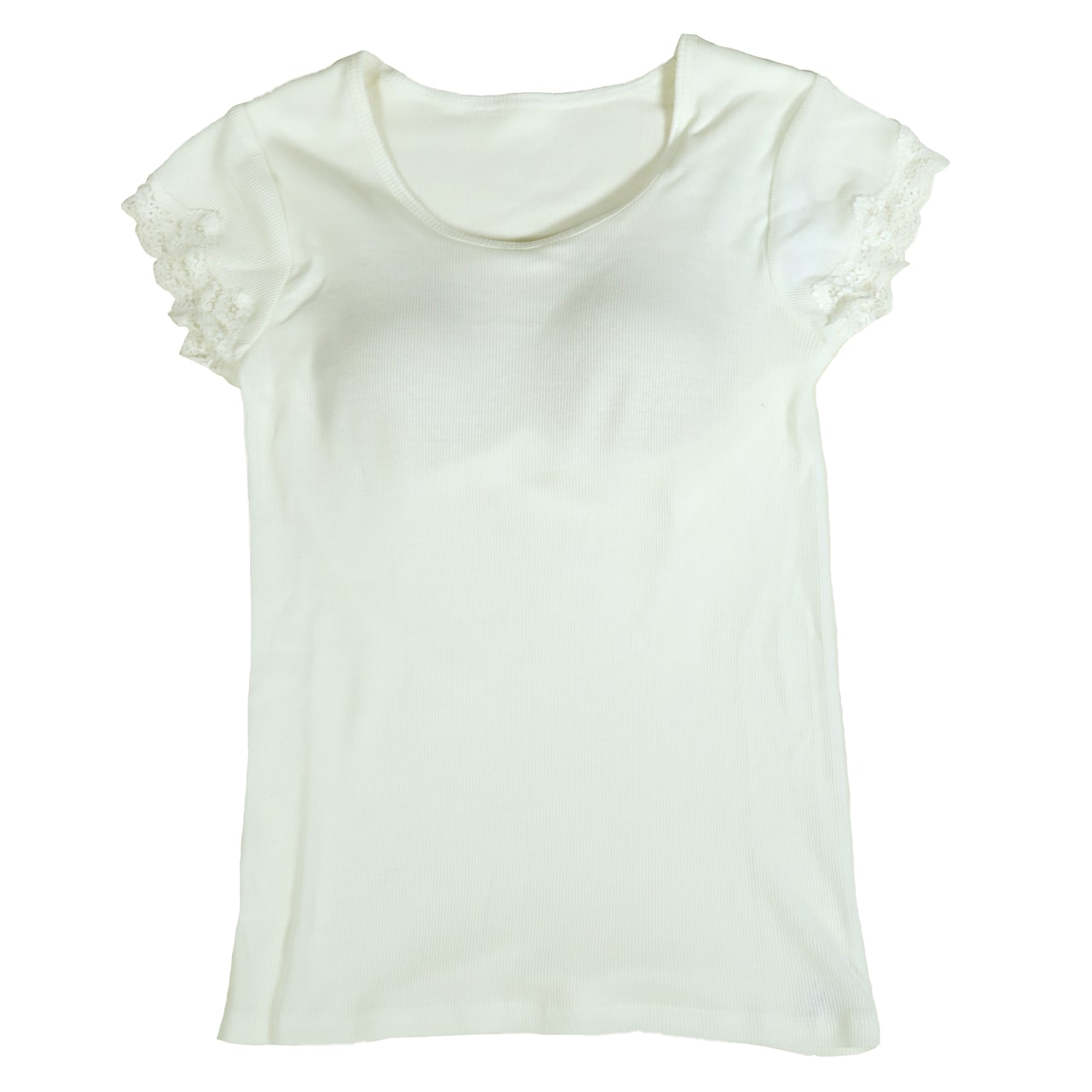 ブラトップ 半袖 カップ付 tシャツ 綿100 インナー レディース M～LL (カップ付き 半袖インナー Tシャツ フレンチ袖 下着 締め付けない ひびきにくい) (在庫限り)