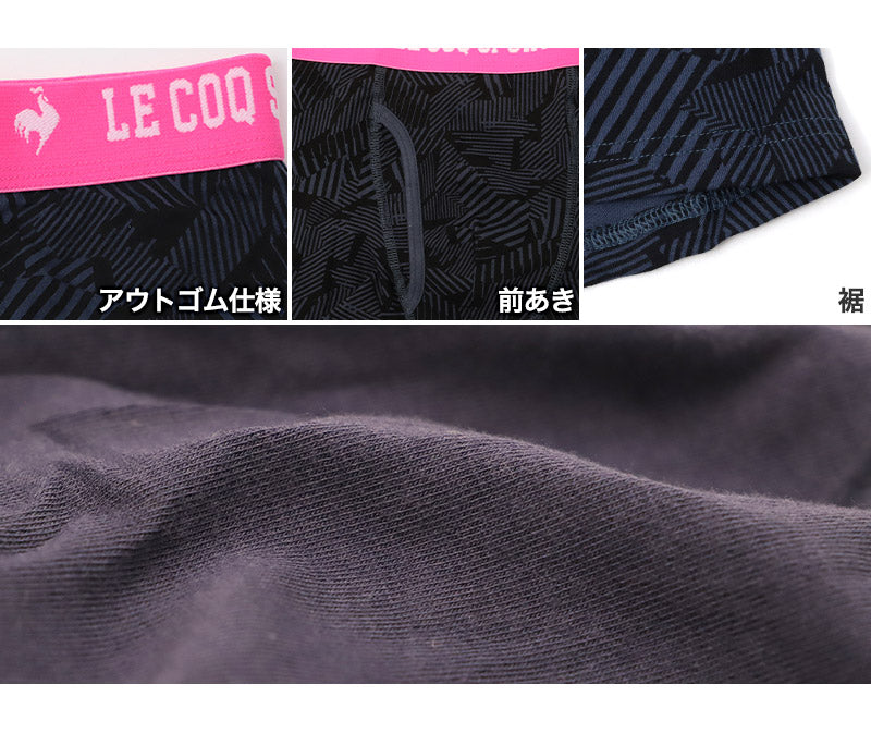 ボクサーパンツ メンズ 前開き ルコック M L LL 3L 4L 5L 大きいサイズ 下着 ボクサーブリーフ ボクサー le coq sportif ルコックスポルティフ 綿 綿混 コットン 肌着 男性 紳士 インナー パンツ アンダーウェア ストレッチ アウトゴム 柄 普段使い